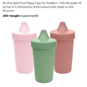 Replay Spill-Proof Sippy Cups for Toddlers - Set of 3
